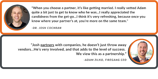  Dr. C and Firegang CEO, Adam Zilko business partner thumbnail review