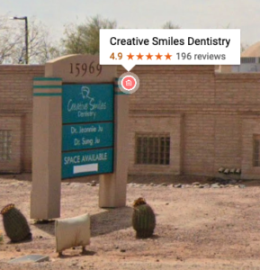 Google reviews for dentist