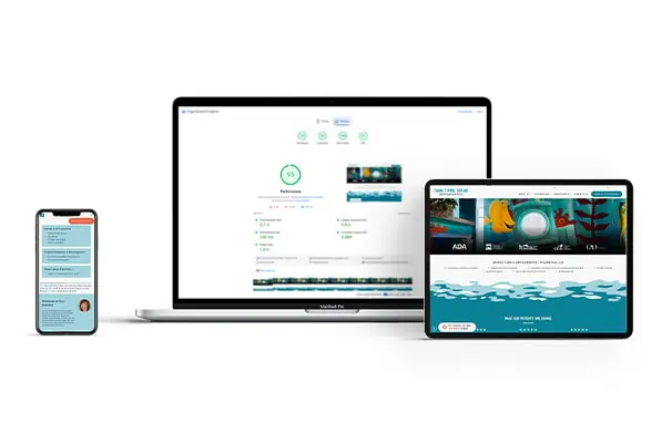 Conversion focus custom web design for Dentists website