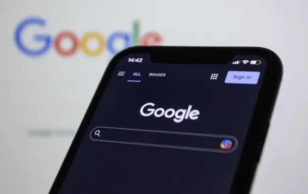 Google Search through mobile device