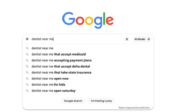 dentist ranking on Google